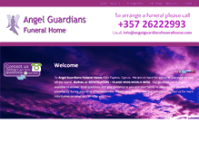 Tablet Screenshot of angelguardiansfuneralhome.com